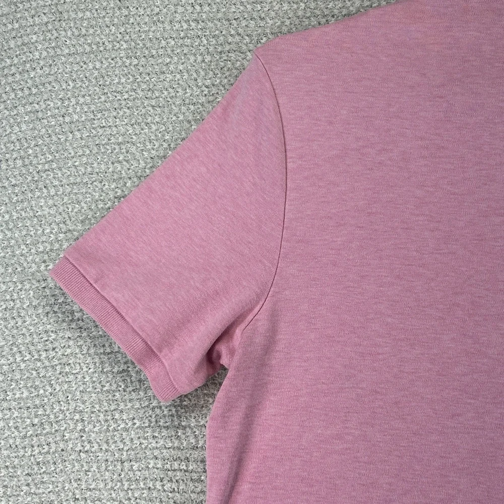 Polo Ralph Lauren Polo Shirt Mens Large Pink Short Sleeve Preppy Designer Casual